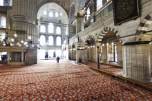 Blue Mosque Interior View 3